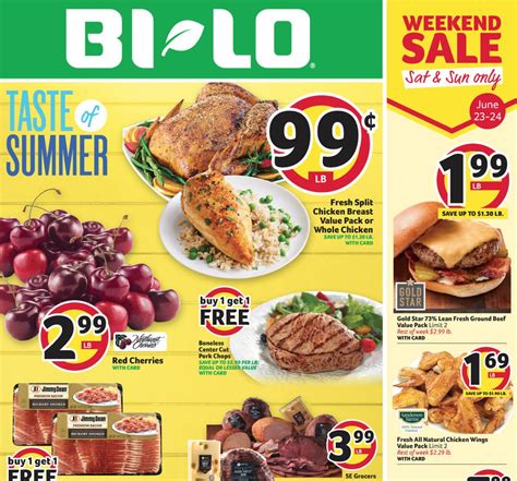 Find the latest BI-LO weekly ad online and save on groceries, pharmacy, food and more. BI-LO serves customers in South Carolina, North Carolina, Tennessee and Georgia with fresh, high-quality products and excellent …